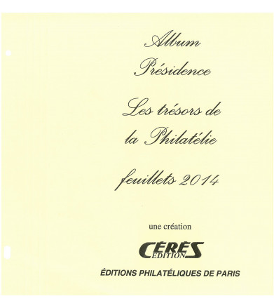 Jeu Présidence pour les 10 feuillets Trésors de la Philatélie 2014