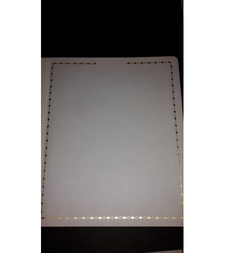 Page neutre «Princesse» (feuille grise quadrillée)