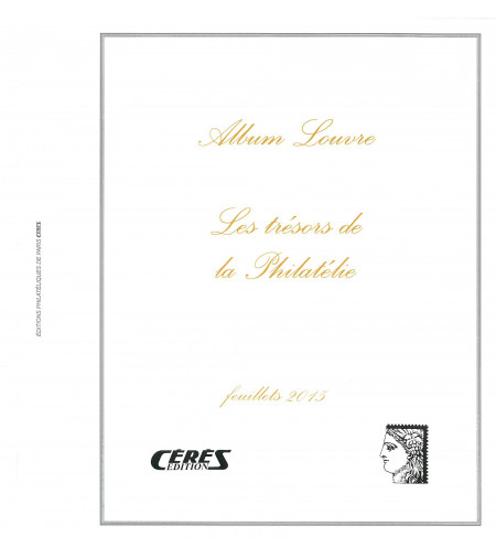 Feuilles France Louvre Feuillets Trésors de la Philatélie 2015