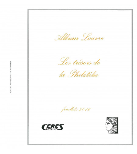 Feuilles France Louvre Feuillets Trésors de la Philatélie 2016