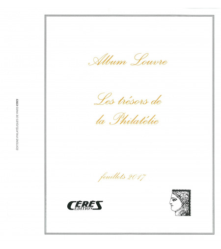 Feuilles France Louvre Feuillets Trésors de la Philatélie 2017