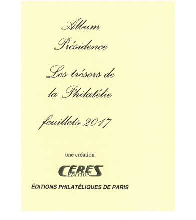 Jeu Présidence pour les 11 feuillets Trésors de la Philatélie 2017