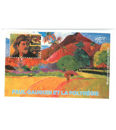 FEUILLET COMMEMORATIF GAUGUIN ET LA POLYNESIE