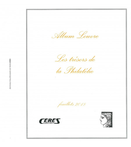 Feuilles France Louvre Feuillets Trésors de la Philatélie 2018