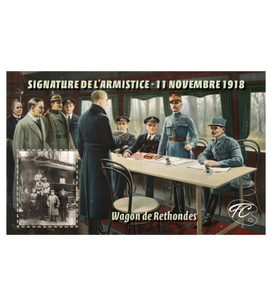 FEUILLET COMMEMORATIF ARMISTICE 2018