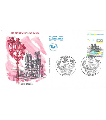 NOTRE-DAME DE PARIS - TIMBRE 1989
