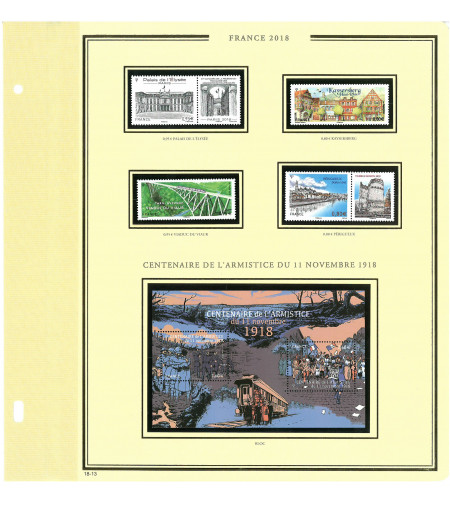 Feuilles  Présidence France 2018