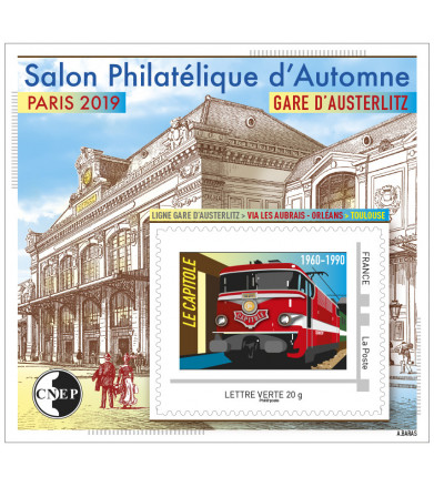 GARE D'AUSTERLITZ - SALON PHILATELIQUE D'AUTOMNE 2019