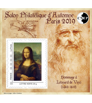 LEONARD DE VINCI - SALON PHILATELIQUE D'AUTOMNE 2019