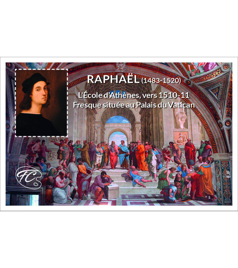 FEUILLET COMMEMORATIF RAPHAËL