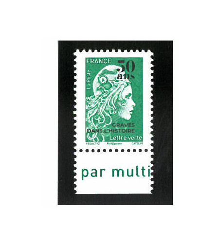 MARIANNE TVP VERT SURCHARGEE 50 ANS
