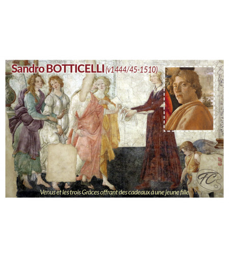 FEUILLET COMMEMORATIF BOTTICELLI