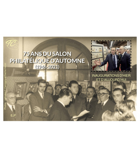 FEUILLET COMMEMORATIF 75 ANS DU SALON
