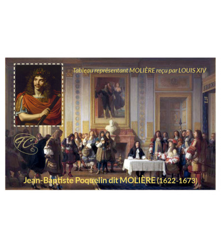 FEUILLET COMMEMORATIF ANNEE MOLIERE 2022