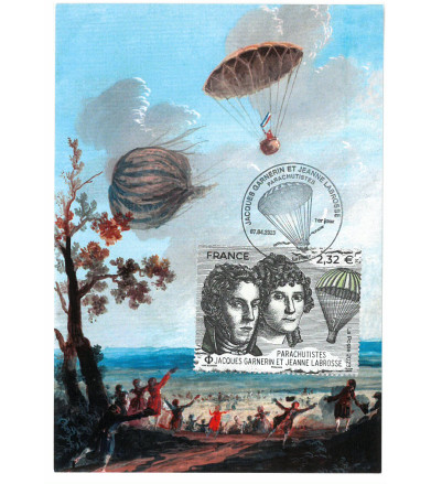 PARACHUSTISTES GARNERIN ET...