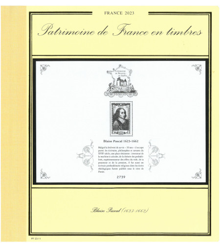 Jeu Présidence Patrimoine de France en Timbres 2023