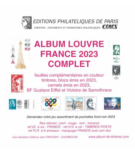 Offre spéciale jeu France Louvre 2023 complet (FF23 + FF23bis + FF23BF)