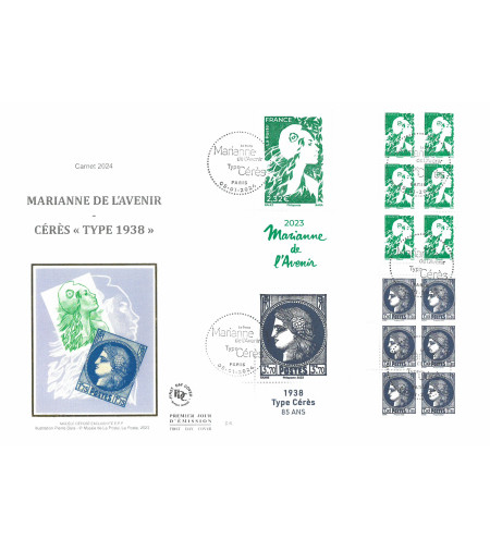 CARNET MIXTE CERES 1938 / MARIANNE DE L AVENIR