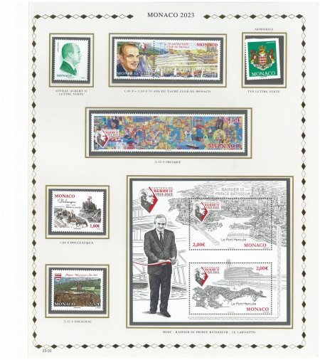 Feuilles MONACO Princesse 2023