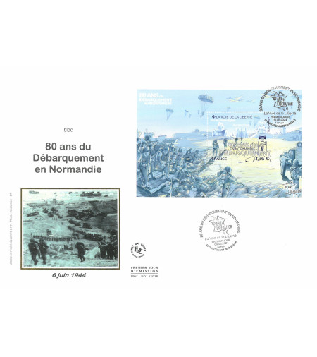 BLOC 80 ANS DEBARQUEMENT NORMANDIE