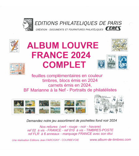Offre spéciale jeu France Louvre 2024 complet (FF24 + FF24bis + FF24BF)