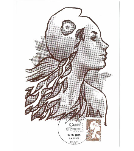 MARIANNE 0.10 BRUN AUTOCOLLANT