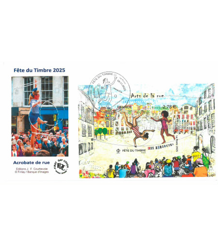 FETE DU TIMBRE 2025 - BLOC ACROBATES