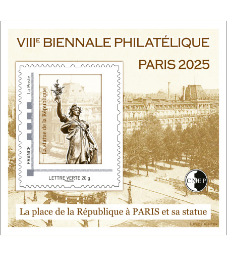 8° BIENNALE PHILATELIQUE DE PARIS 2025 - PLACE DE LA REPUBLIQUE