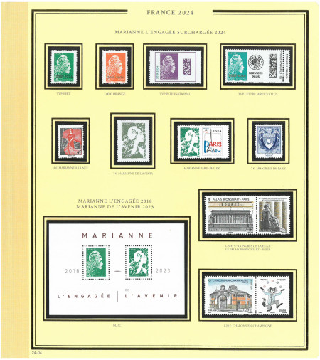 Feuilles  Présidence 2024 France