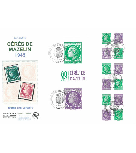 GF CARNET CERES DE MAZELIN 1945