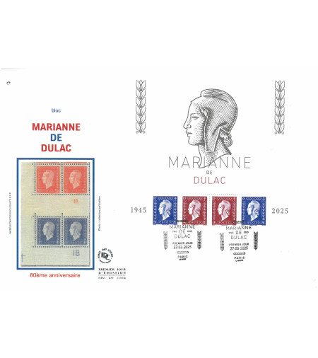 GF BLOC MARIANNE DE DULAC 1945