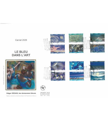CARNET LE BLEU DANS L ART