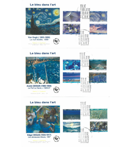 CARNET LE BLEU DANS L ART