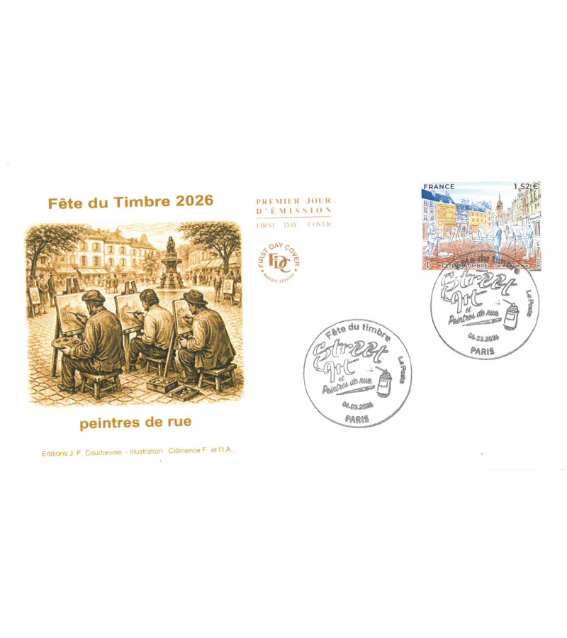 FETE DU TIMBRE - PEINTRES DE RUE
