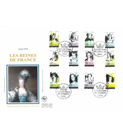 CARNET REINES DE FRANCE