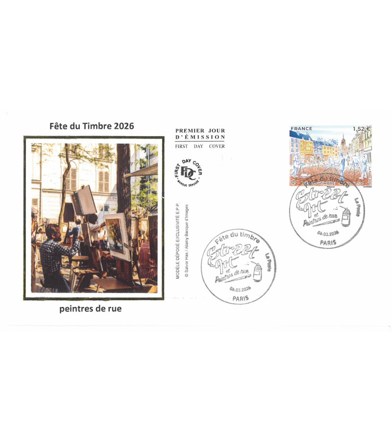 FETE DU TIMBRE - PEINTRES DE RUE
