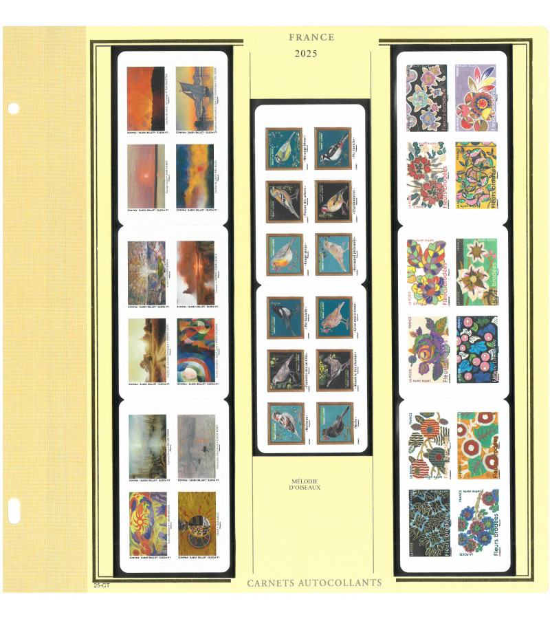 Feuilles Présidence 2025 pour carnets