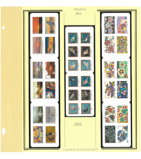 Feuilles Présidence 2025 pour carnets