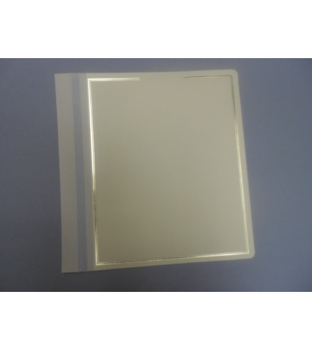 Page neutre «Présidence» (feuille chamois unie)