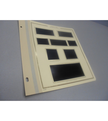 Feuille Présidence timbres autocollants de carnets  2008