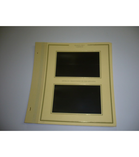 3 feuilles Présidence carnets autocollants 2010