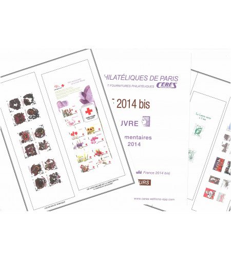 Feuilles France Louvre 2014  pour carnets autocollants