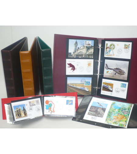 CLASSEUR FDC 3 CASES EJF