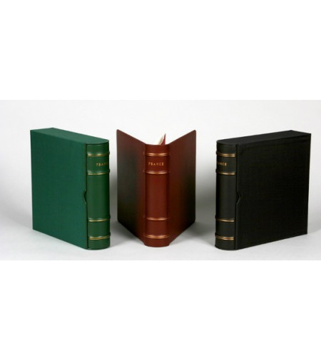 Reliure + étui 045N Pleine peau grand luxe - sans marquage