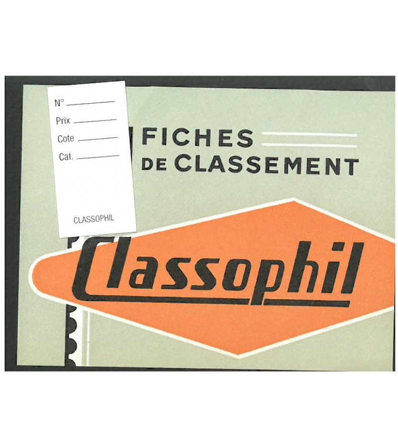 Fiches de classement Classophil